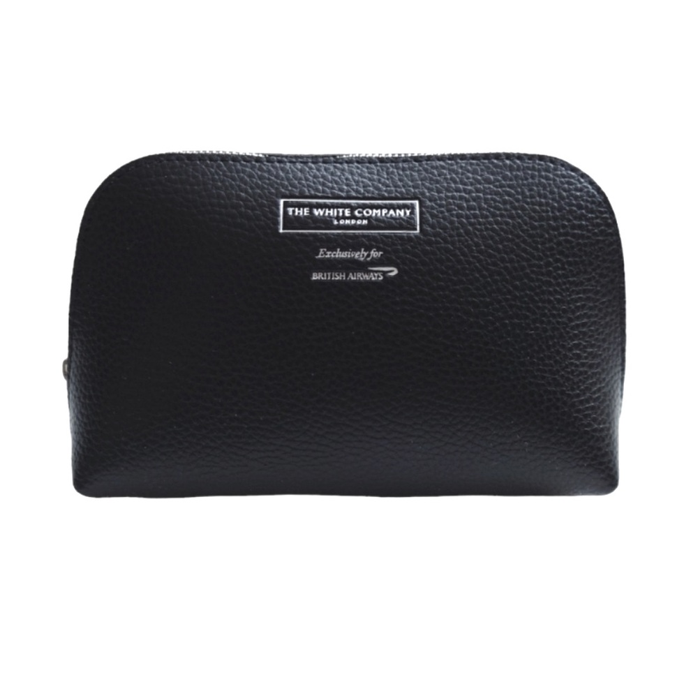 The White Company for British Airways Travel Pouch Leather Brand New